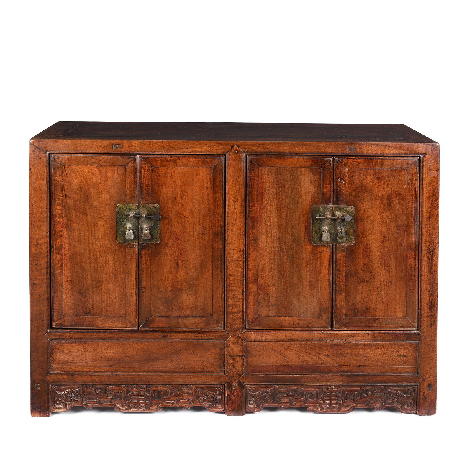 Antique Chinese Shanxi Walnut (fake huanghuali) Sideboard Altar Cabinet - 18th Century | Indigo Antiques