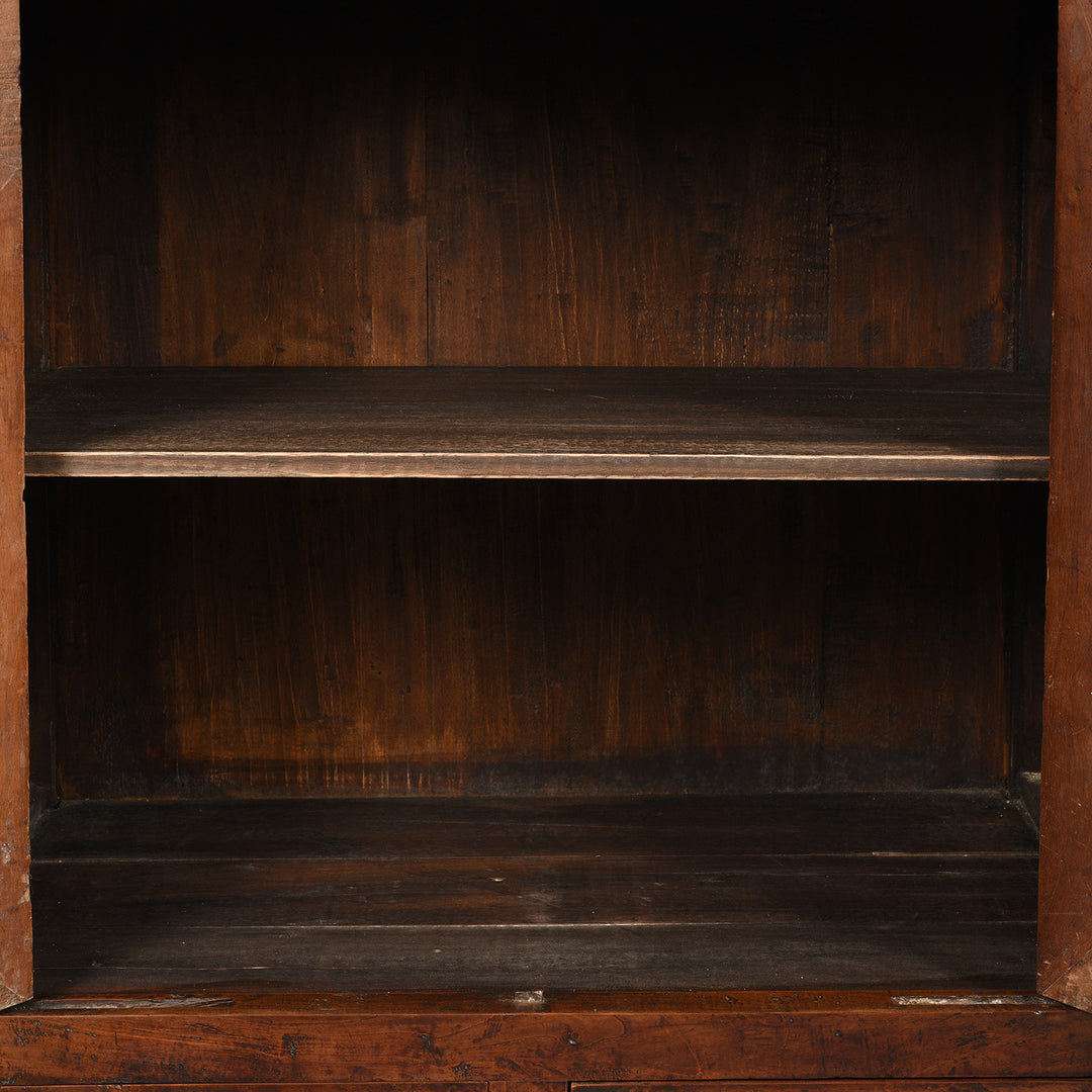 Interior Of Walnut Chinese Cabinet From Gansu - 19thC | Indigo Antiques