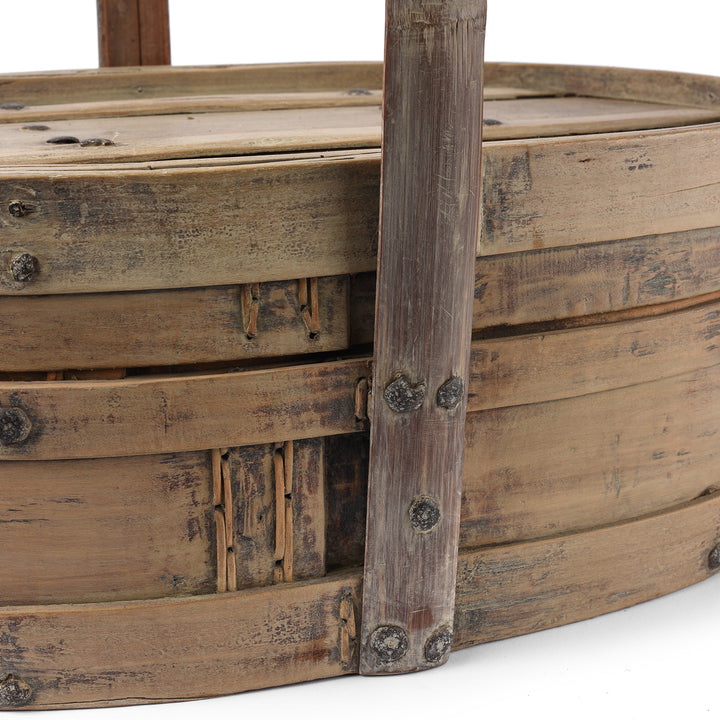 Detail From Antique Old Chinese Food Container From Shanxi - 19th Century | Indigo Antiques