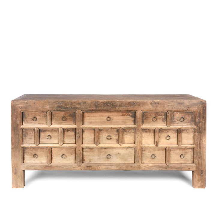 Antique Elm Chest Of Drawers From Gansu - 19th Century | Indigo Antiques