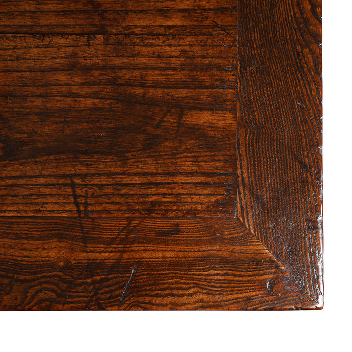 Detail From Antique Red Elm 3 Drawer Console Table From Shanxi - 19th Century | Indigo Antiques