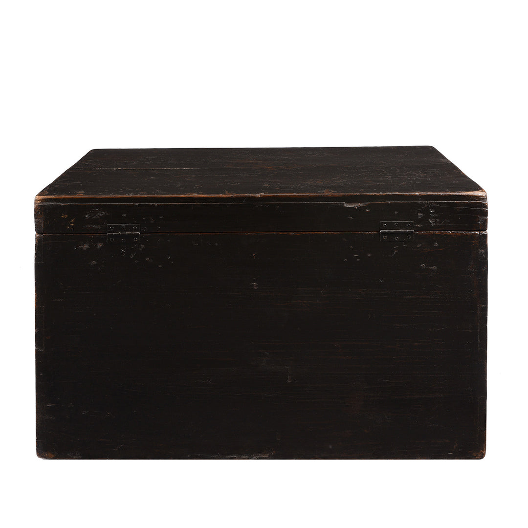 Back of Antique Painted Elm Opera Chest From Shanxi - 19th Century | Indigo Antiques