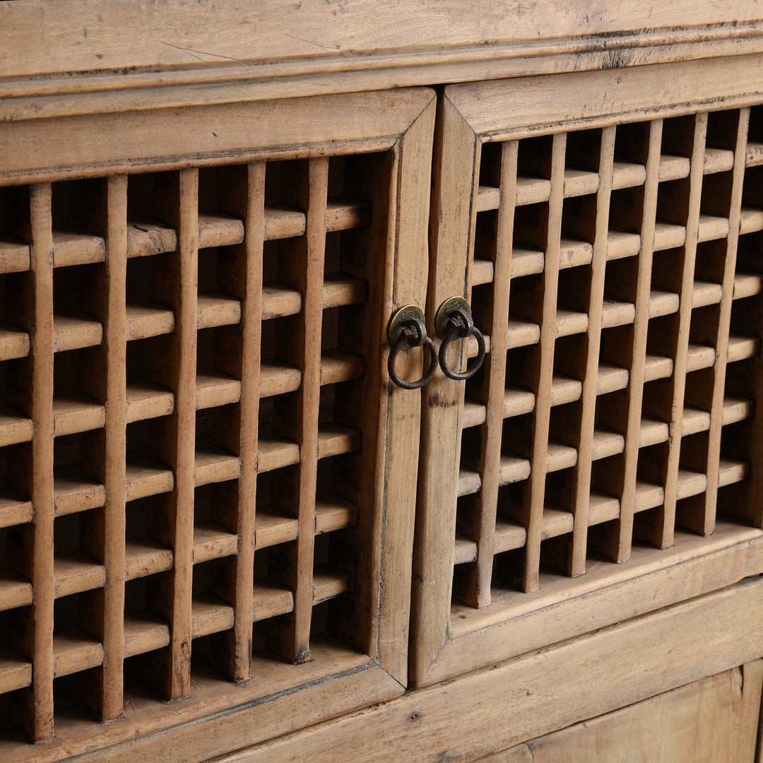 Detail From Antique Chinese Noodle Cabinet From Shandong - 19th Century | Indigo Antiques