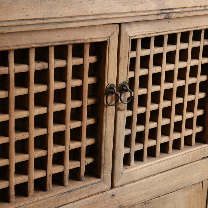 Detail From Antique Chinese Noodle Cabinet From Shandong - 19th Century | Indigo Antiques