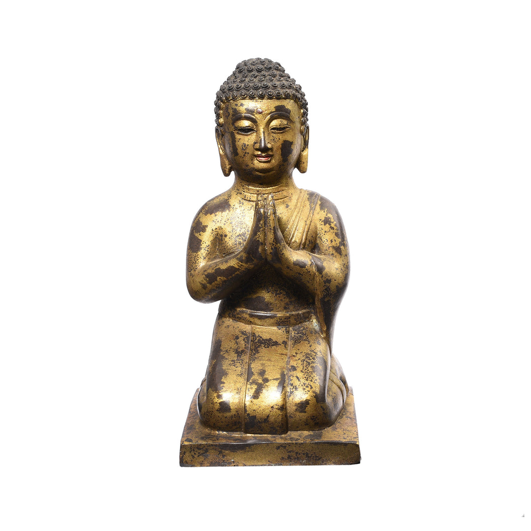 Praying Buddha Statue | INDIGO ANTIQUES