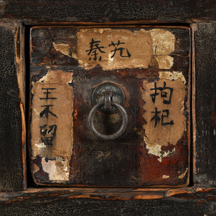 Drawer Detail of an Antique Chinese Apothecary Chest From Shanxi Province - 19th Century | Indigo Antiques
