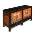 Painted Mongolian Sideboard Made Elm - Ca 1910