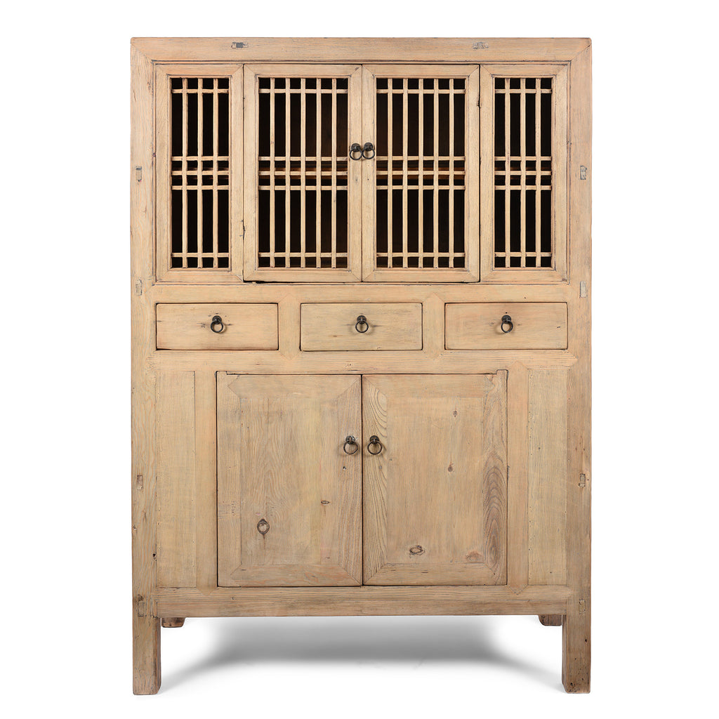 Poplar Noodle Cabinet From Tianjin - 19th Century
