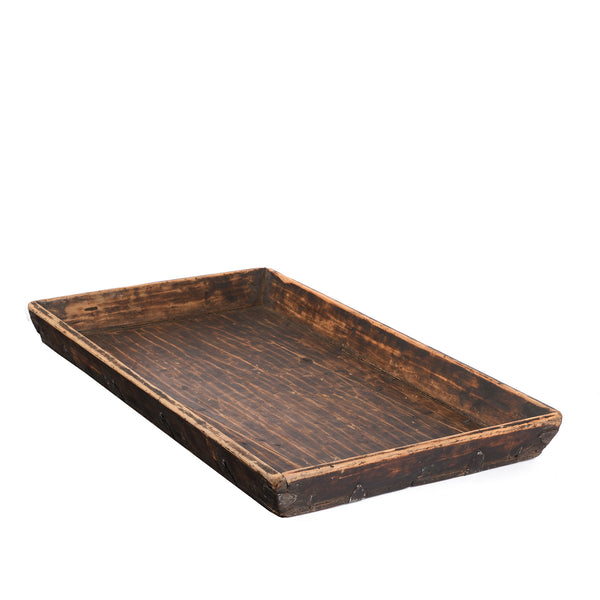 Poplar Tea Tray From Gansu - Ca 1920