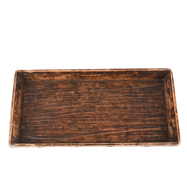 Poplar Tea Tray From Gansu - Ca 1920