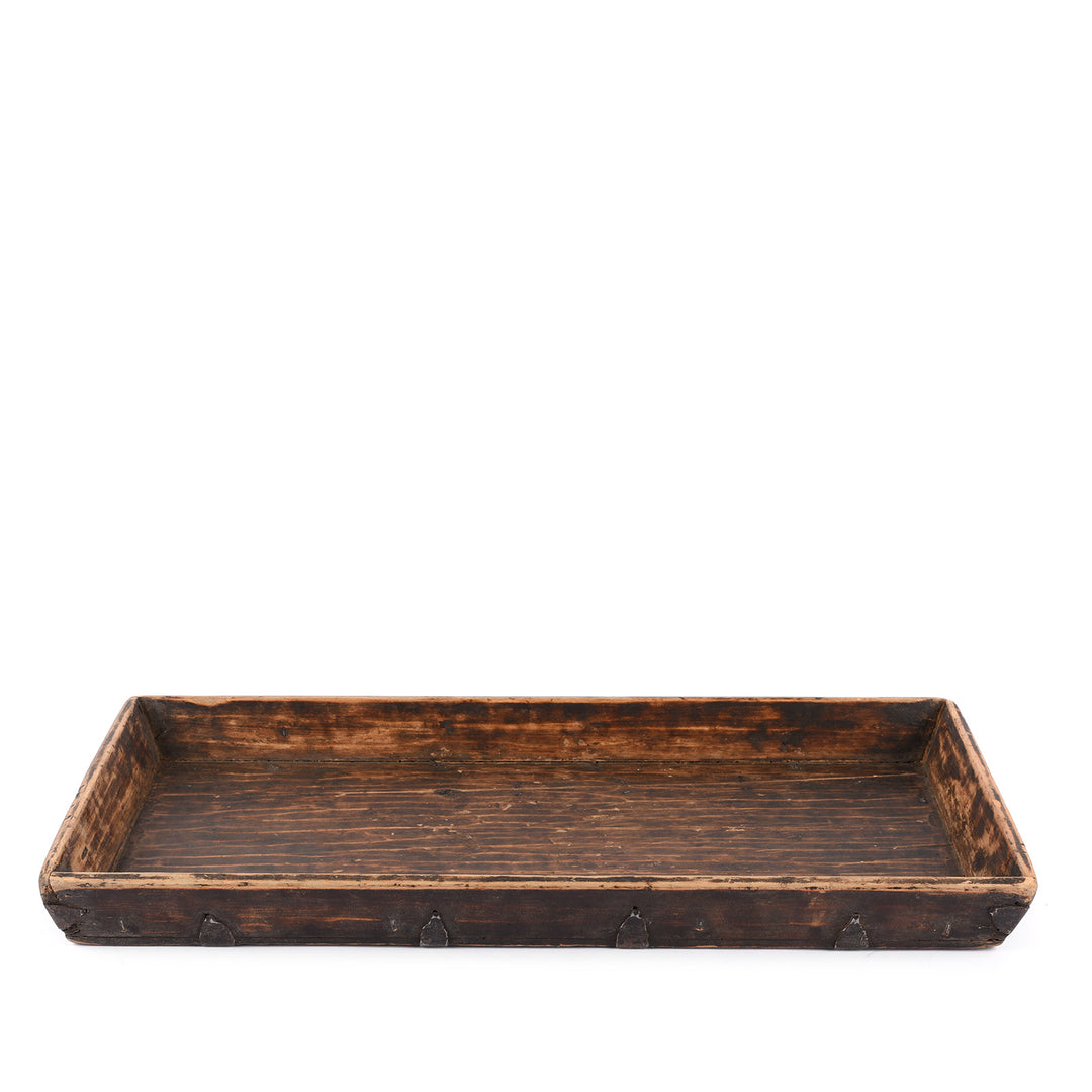 Poplar Tea Tray From Gansu - Ca 1920 | Indigo Antiques