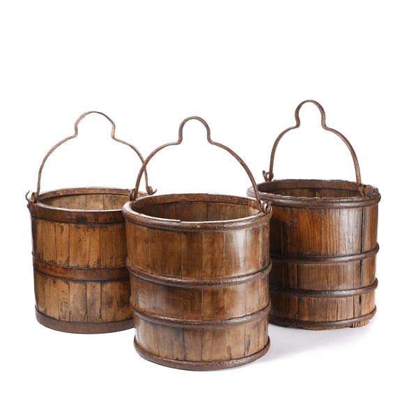 Chinese Water Bucket From Shandong - 19th Century