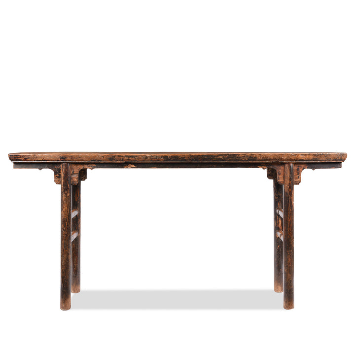 Back Of Antique Elm Altar Table From Shanxi - 19th Century | Indigo Antiques