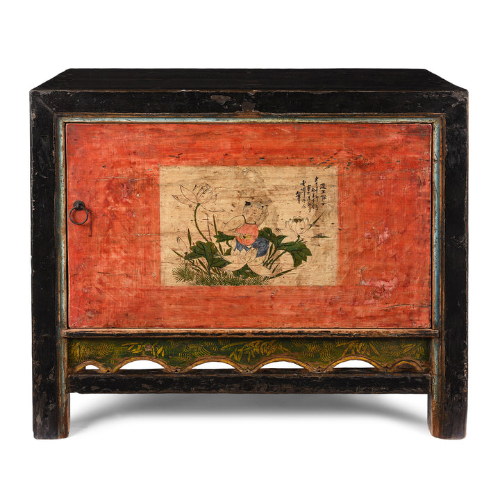Antique Painted Mongolian Grain Store Sideboard - 19th Century | Indigo Antiques
