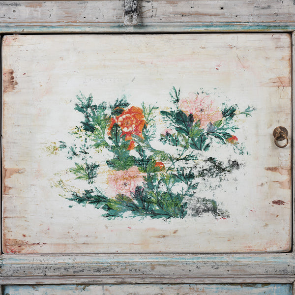 2 Door Painted Shanxi Sideboard - Ca 1920