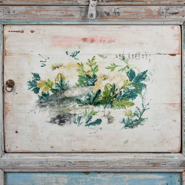2 Door Painted Shanxi Sideboard - Ca 1920