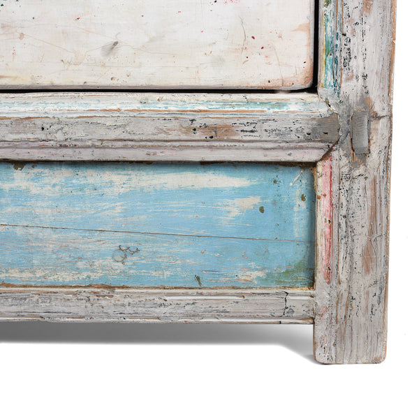 2 Door Painted Shanxi Sideboard - Ca 1920