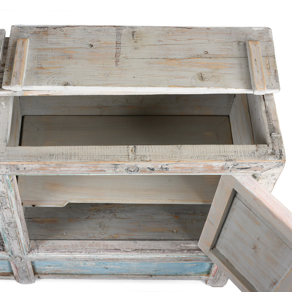 2 Door Painted Shanxi Sideboard - Ca 1920