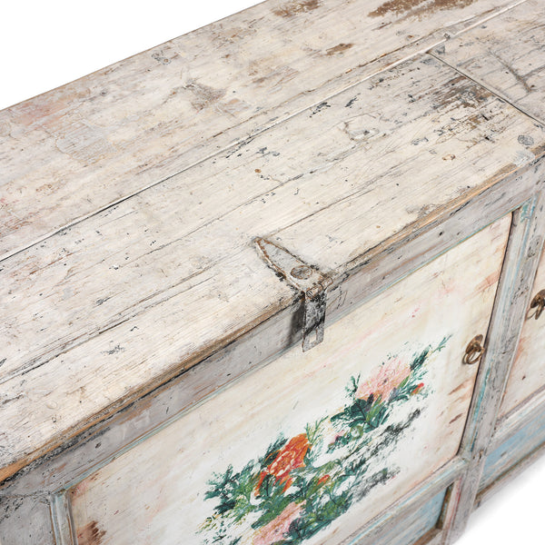 2 Door Painted Shanxi Sideboard - Ca 1920