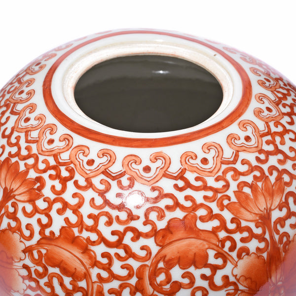 Reproduction Kangxi Period Porcelain Rice Jar With Lid