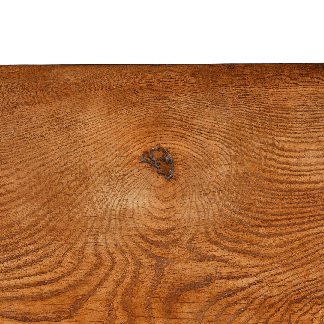 Detail From Antique Elm Single Plank Coffee Table - 19thC | Indigo Antiques