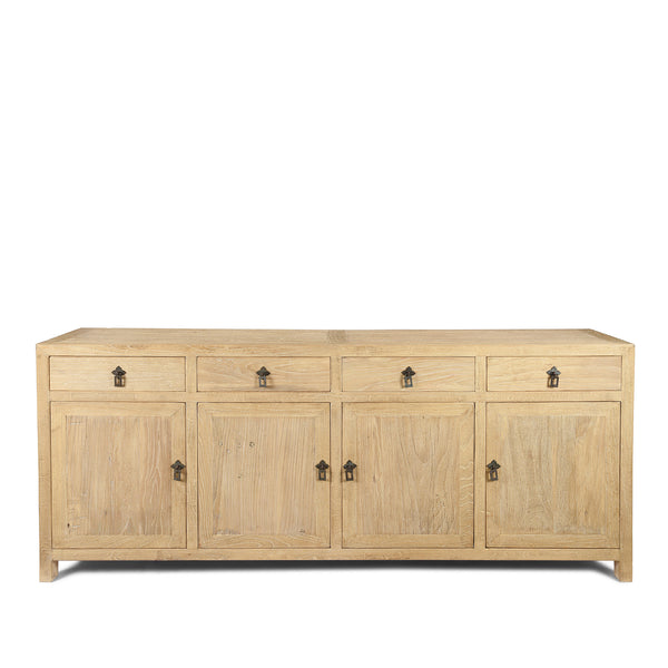 4 Door Sideboard made From Old Sunbleached Elm