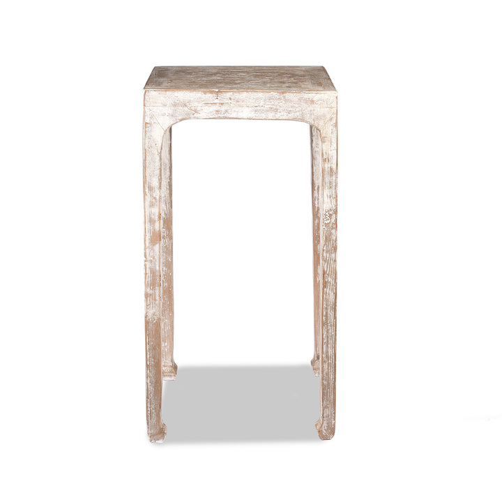 Chinese Style White Painted Lamp Table | Indigo Antiques