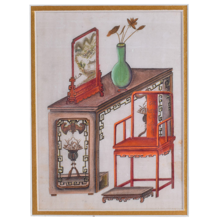 An Altar Table In Traditional Chinese Art