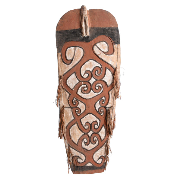 Asmat Ceremonial Shield from New Guinea - Ca 85 yrs old