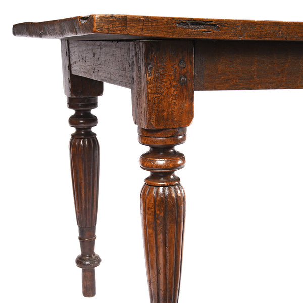 Old Teak 6 Seater Dining Table from Java - Ca 1920's
