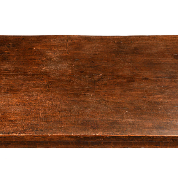 Old Teak 6 Seater Dining Table from Java - Ca 1920's