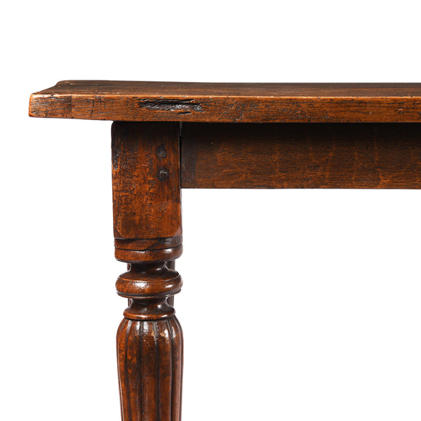 Old Teak 6 Seater Dining Table from Java - Ca 1920's