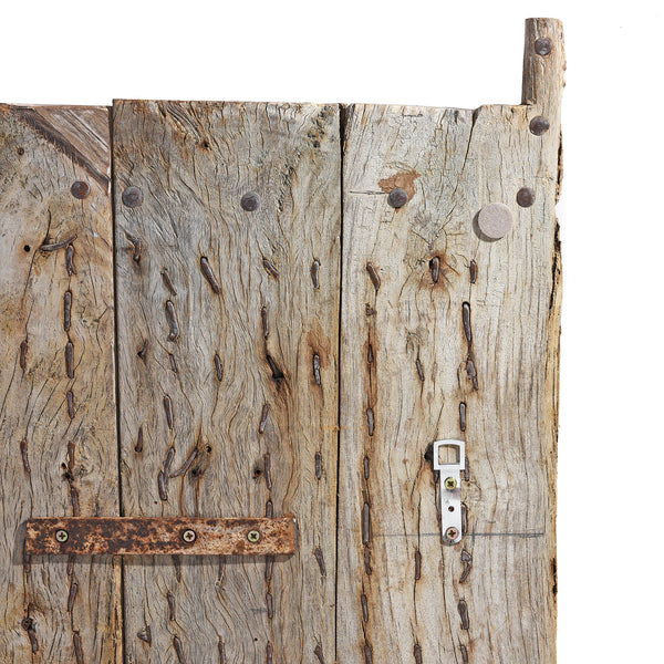 Carved Sun Bleached Window Shutters From Punjab - 18thC