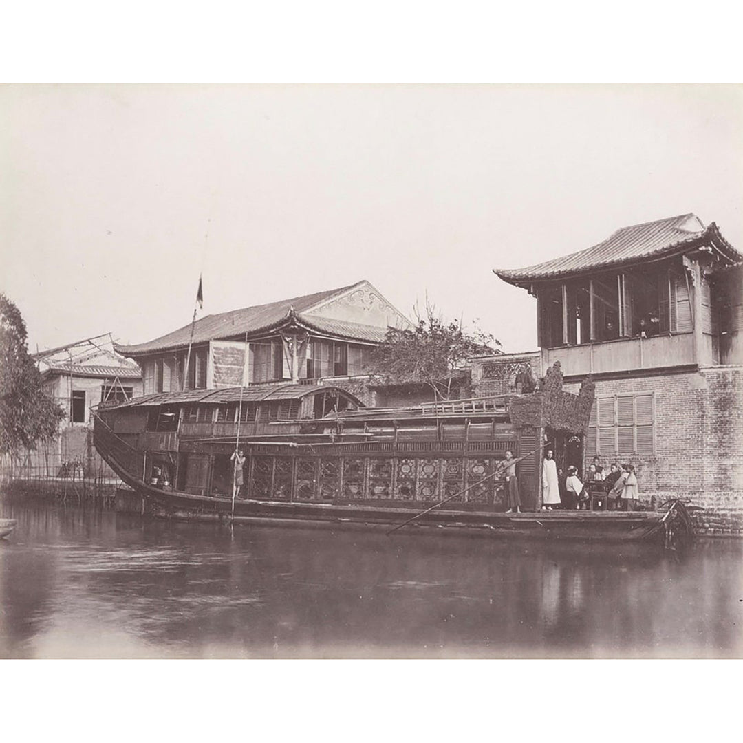 A Traditional Flower Boat