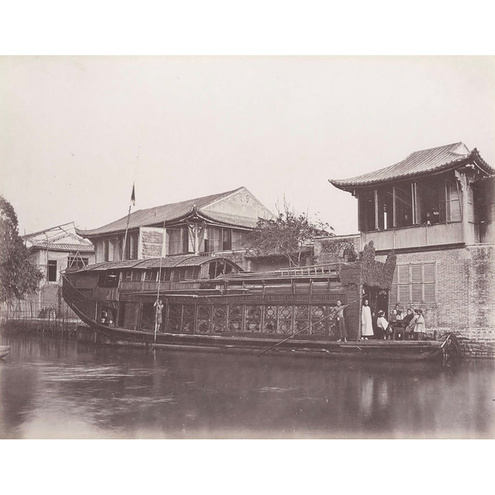 A Traditional Flower Boat