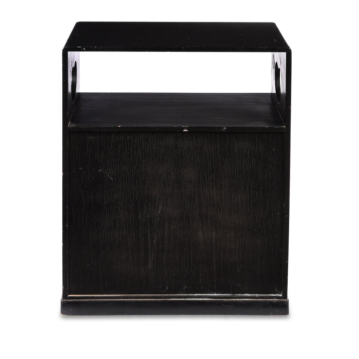 Reverse Of Black Lacquer Makeup Stand, Japanese  - Early 20thC | Indigo Antiques
