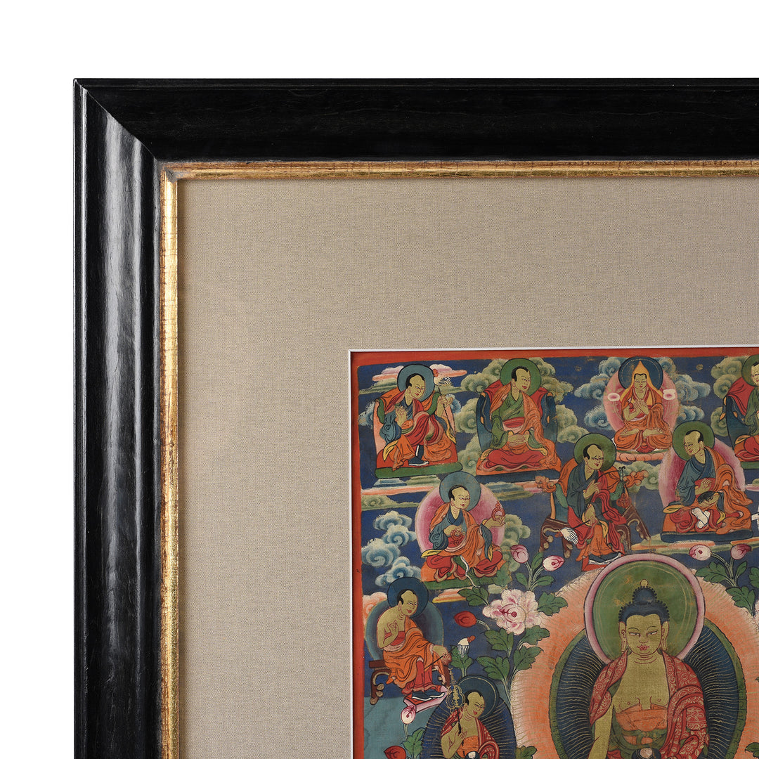 Frame Detail From Antique Tibetan Thangka 19thC | Indigo Antiques