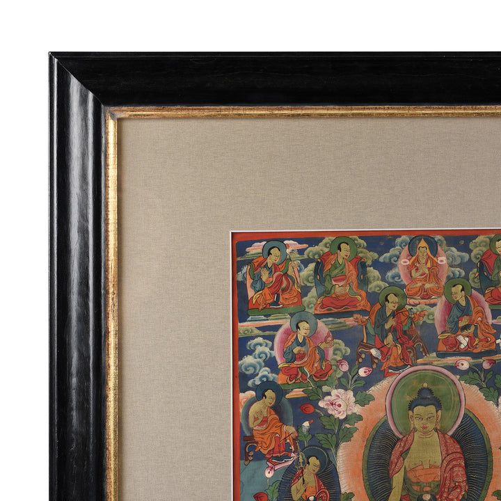 Frame Detail From Antique Tibetan Thangka 19thC | Indigo Antiques