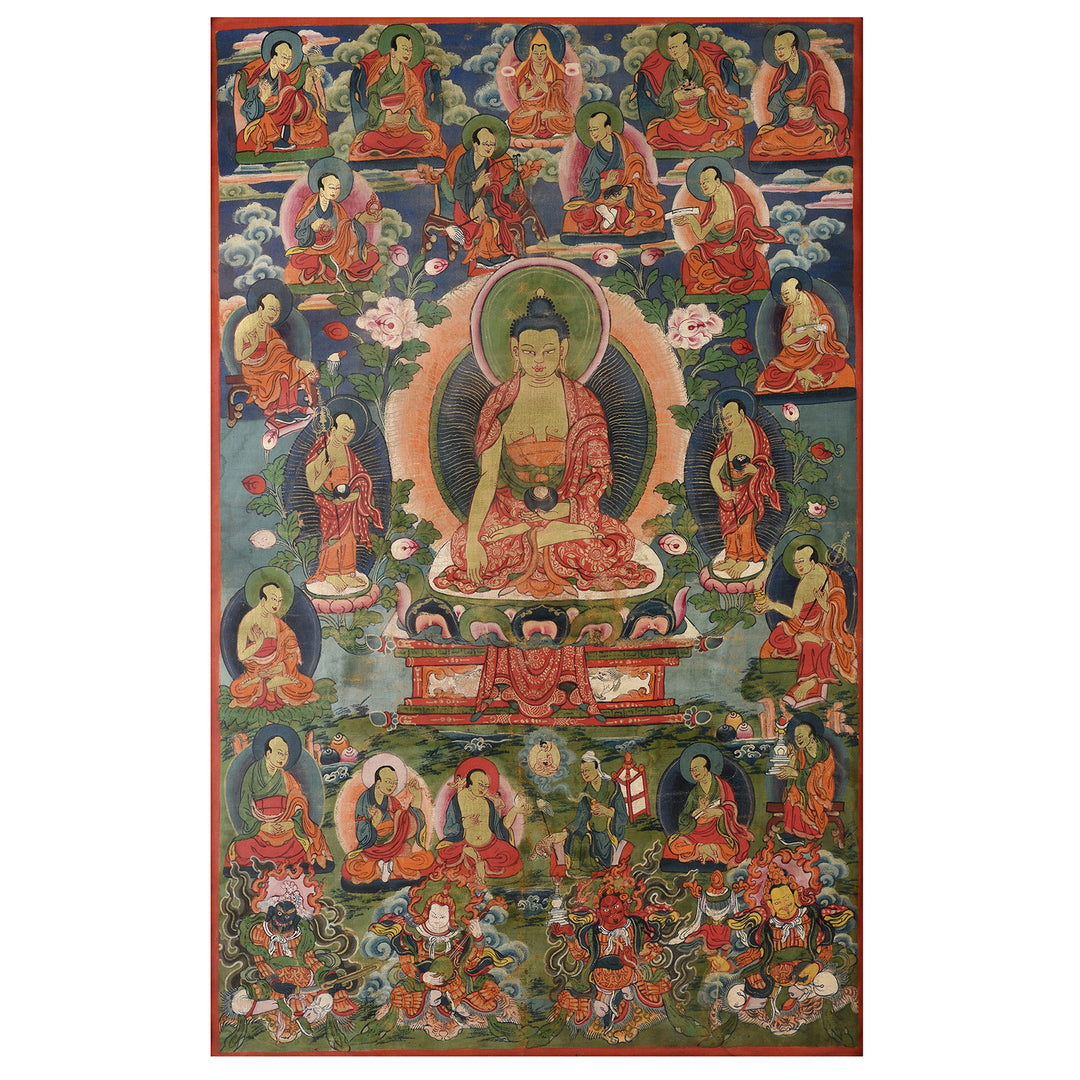 Antique Tibetan Thangka 19thC | Indigo Antiques