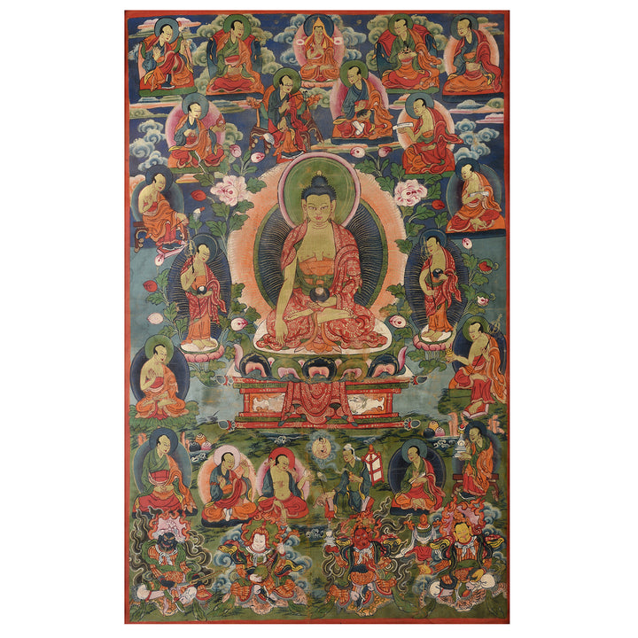 Antique Tibetan Thangka 19thC | Indigo Antiques