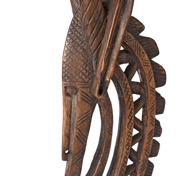 Bambara Ci Wara Antelope Headdress - Early 20thC