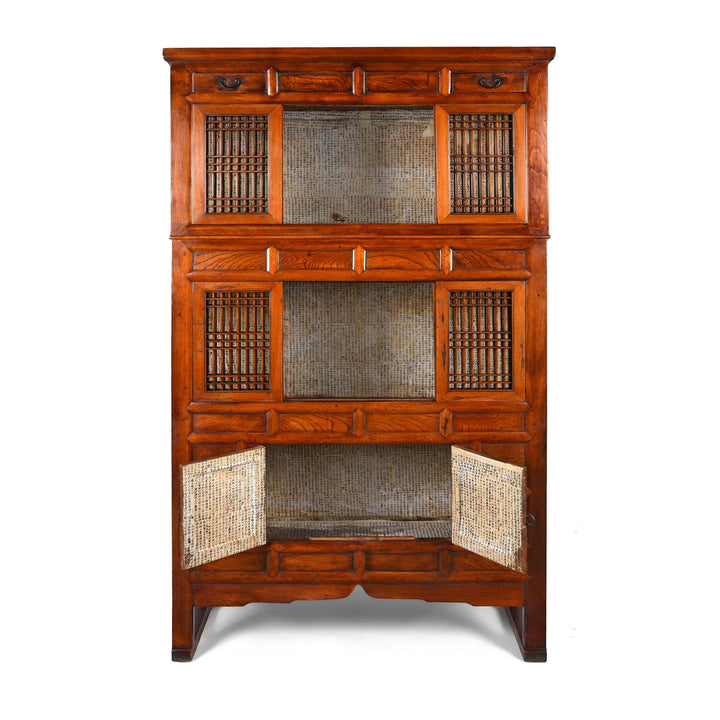 Open Doors View Of Korean Noodle Cabinet - Early 20thC | Indigo Antiques