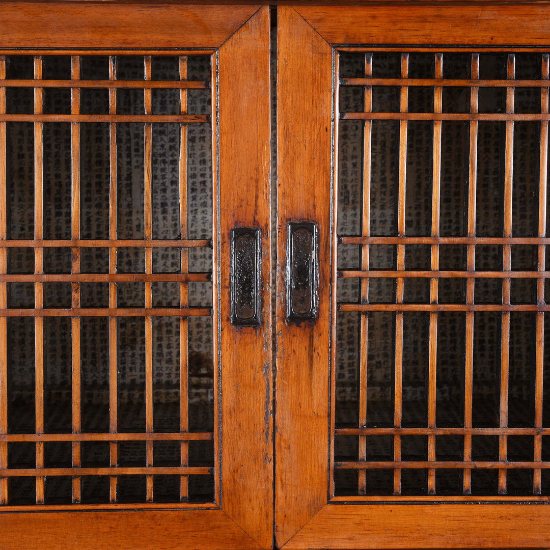 Sliding Doors Detail From Korean Noodle Cabinet - Early 20thC | Indigo Antiques