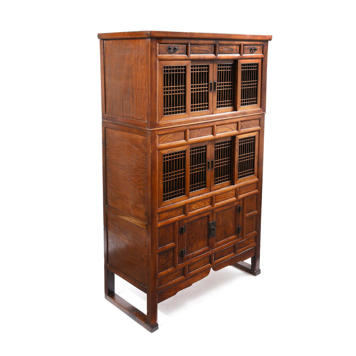 Angled View Of Korean Noodle Cabinet - Early 20thC | Indigo Antiques