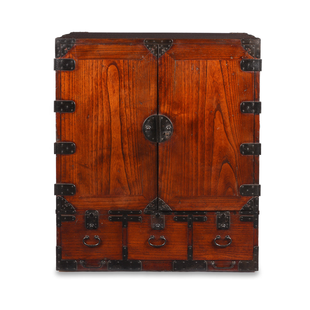 Rare Antique Japanese Kannon Biraki - Kiri (Pawlonia Wood) - Late Edo Period | Indigo Antiques