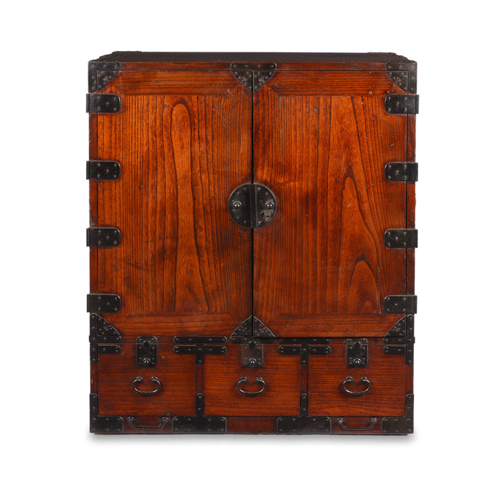Rare Antique Japanese Kannon Biraki - Kiri (Pawlonia Wood) - Late Edo Period | Indigo Antiques