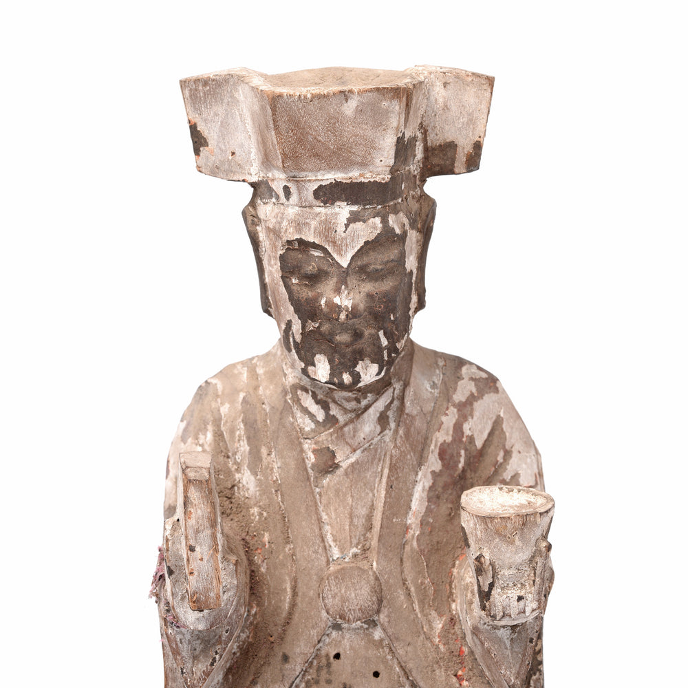 Detail From Chinese Immortal or Ancestor Figure - 19thC | Indigo Antiques