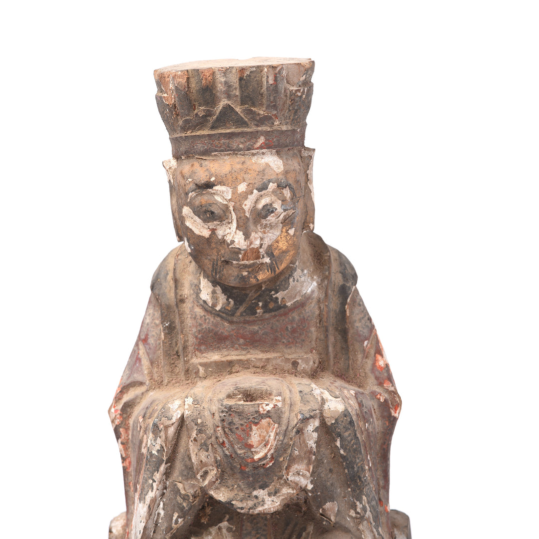 Detail From Chinese Immortal or Ancestor Figure - 19thC | Indigo Antiques