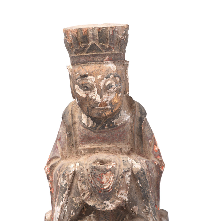 Detail From Chinese Immortal or Ancestor Figure - 19thC | Indigo Antiques