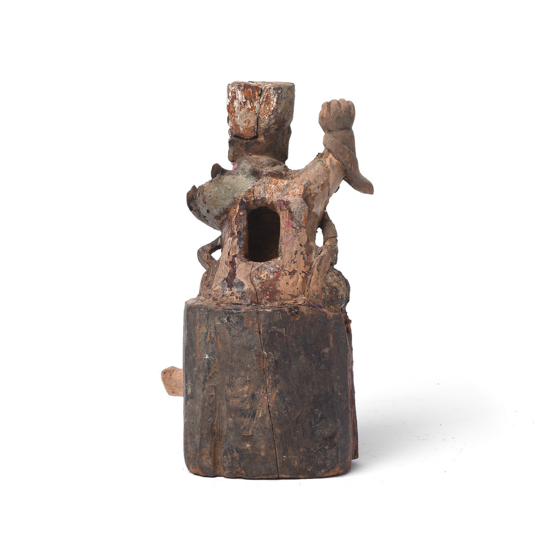 Reverse Of Chinese Immortal or Ancestor Figure - 19thC | Indigo Antiques